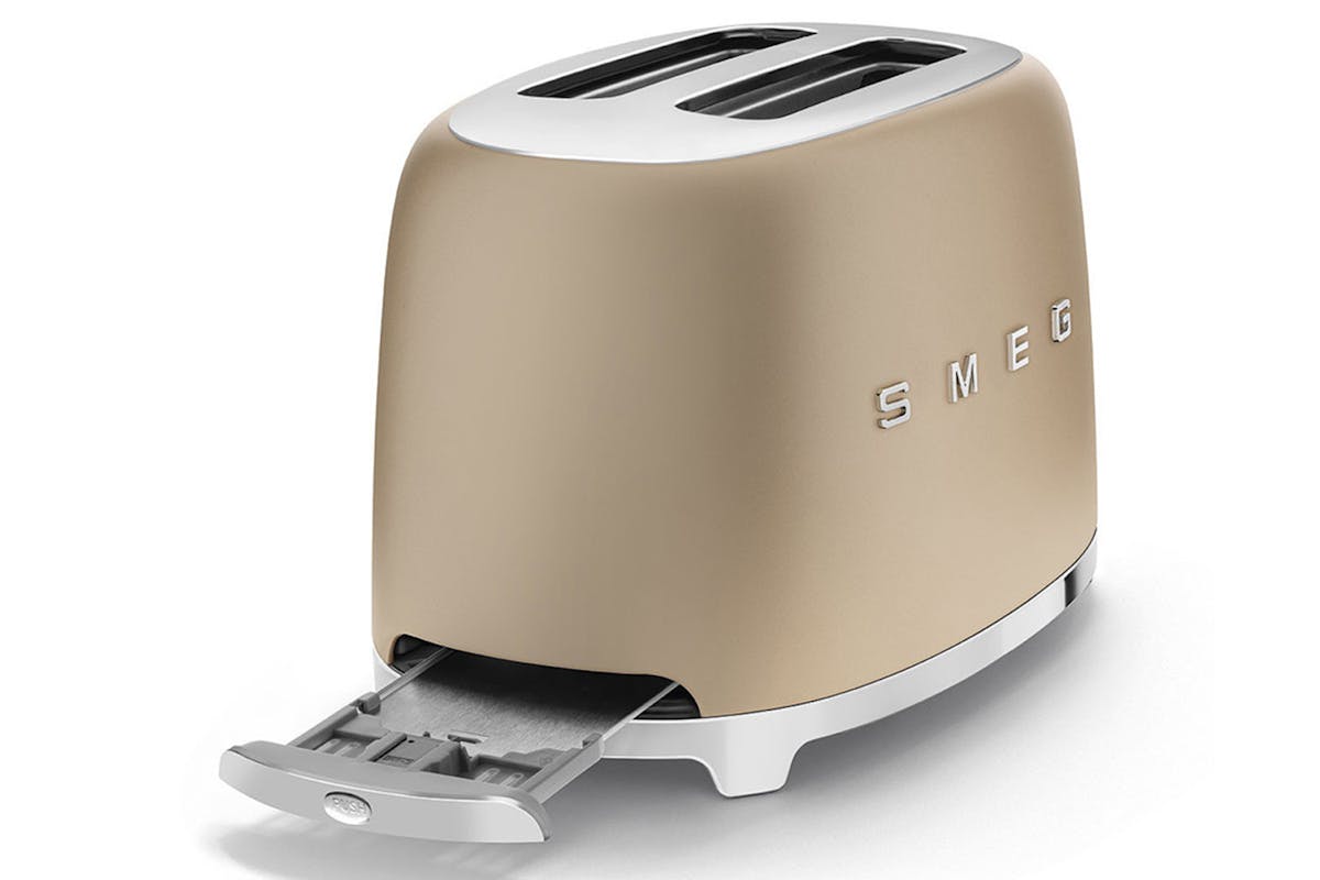 Smeg 50's Style 2 Slice Toaster | TSF01CHMUK | Champagne Gold-8