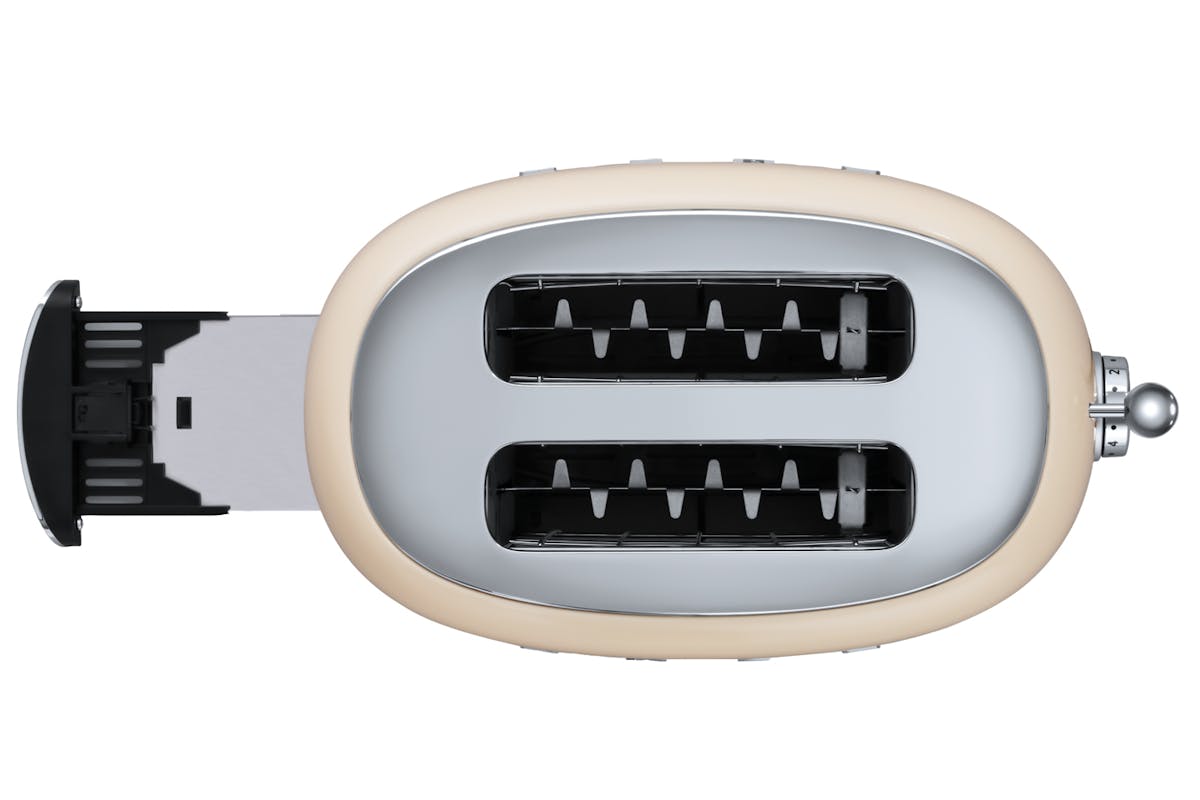 Smeg 50's Retro Style Aesthetic 2 Slice Toaster | TSF01CRUK | Cream-5