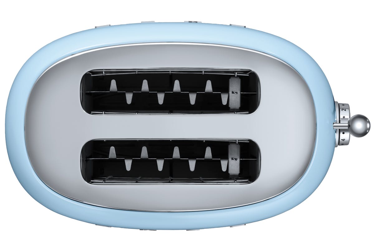 Smeg 50's Retro Style Aesthetic 2 Slice Toaster | TSF01PBUK | Pastel Blue-3