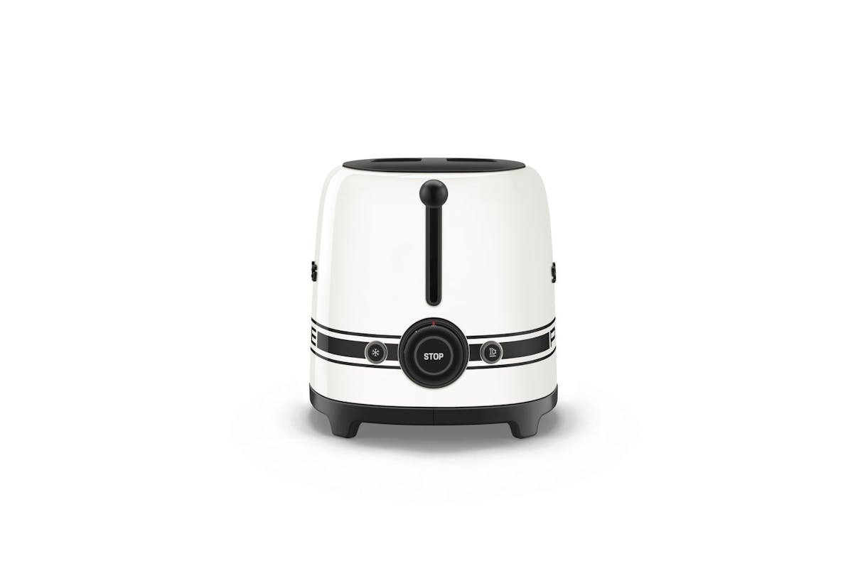 Smeg 50's Retro Style Porsche 2 Slice Toaster | TSF01PCWUK | Carrara White-3