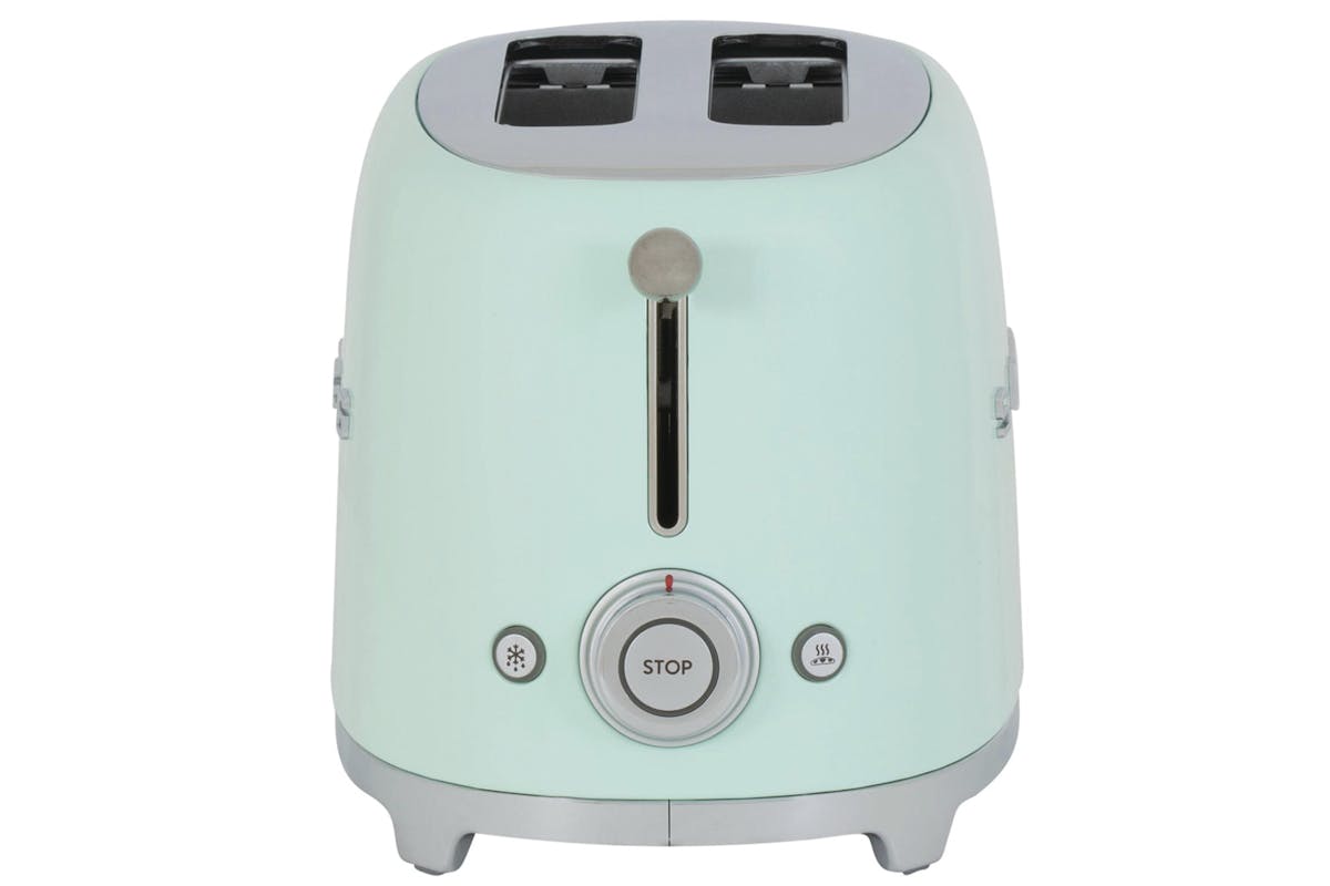 Smeg 50's Retro Style Aesthetic 2 Slice Toaster | TSF01PGUK | Pastel Green-4