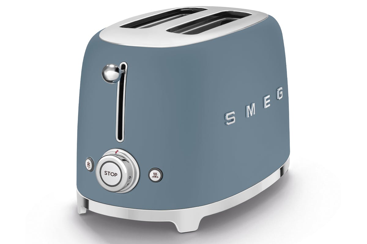 Smeg 50's Style 2 Slice Toaster | TSF01SBMUK | Storm Blue-2