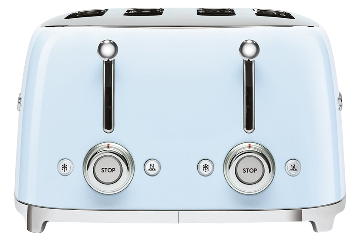 Smeg 50's Retro Style 4 Slice Toaster | TSF03PBUK | Pastel Blue-3