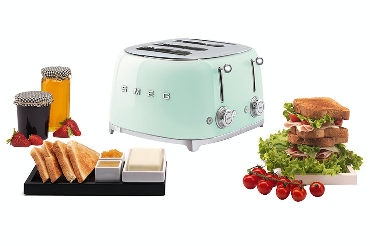 Smeg 50's Retro Style 4 Slice Toaster | TSF03PGUK | Pastel Green-3