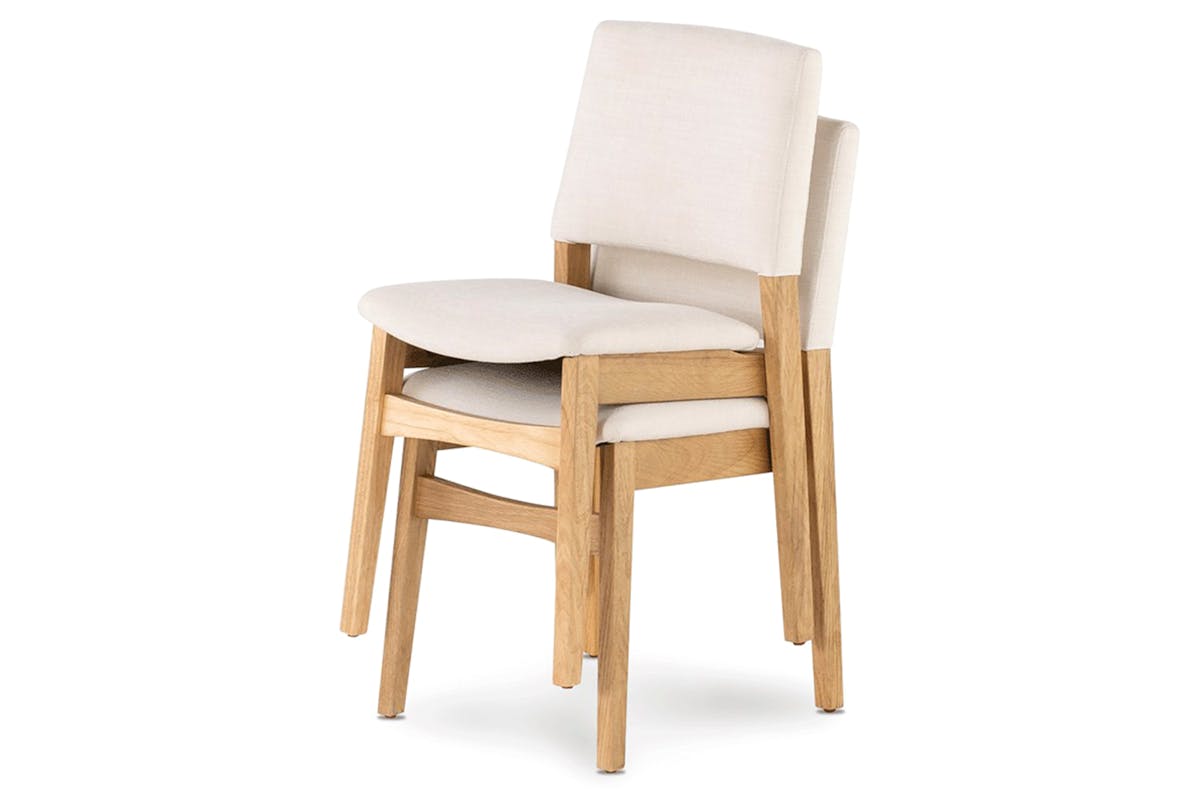 Transformer Chair | Cream/Scandinavian Oak | Set of 2-7