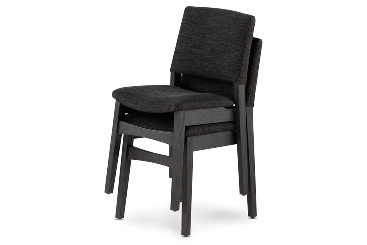 Transformer Chair | Onyx/Smoked Hickory | Set of 2