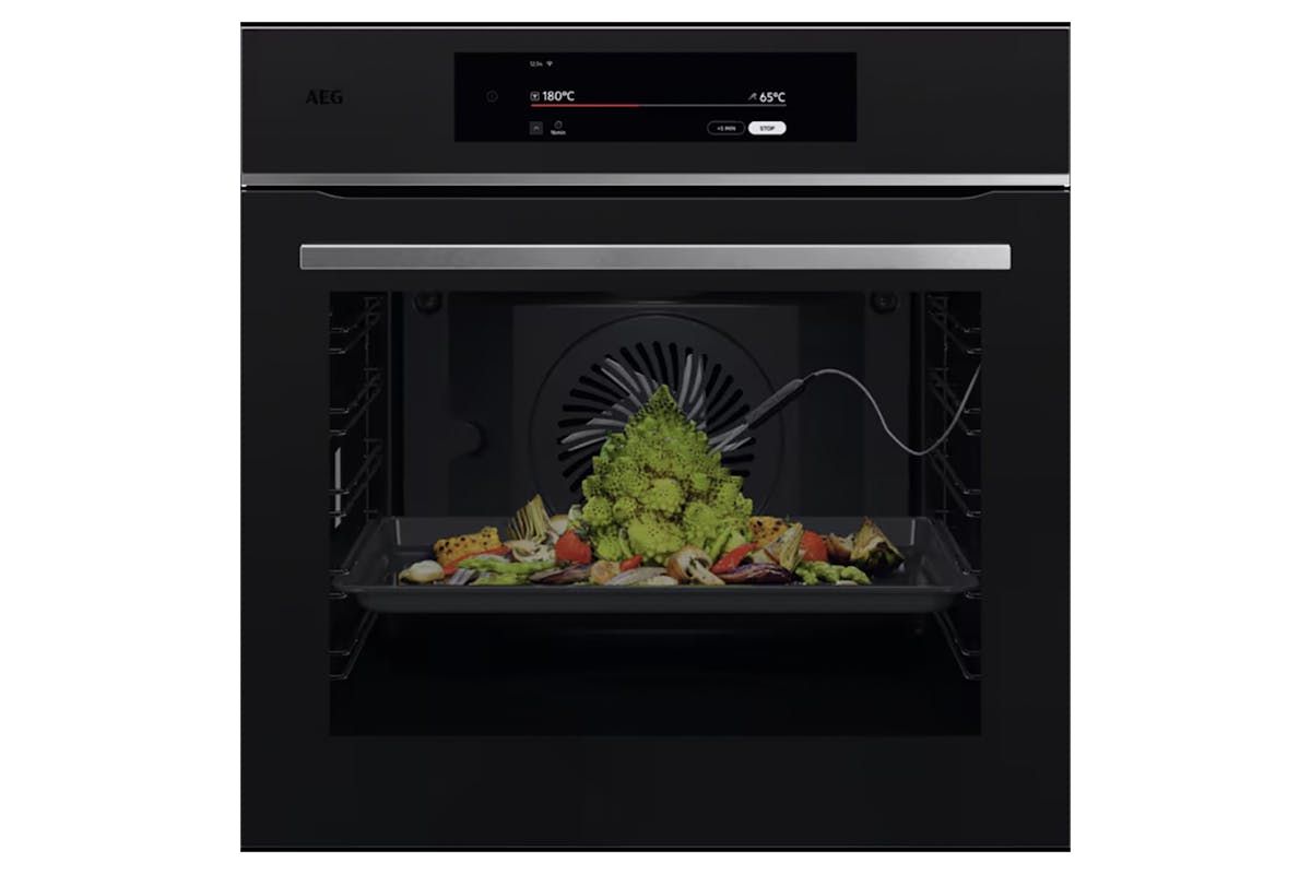 AEG 9000 ProAssist Built-in Pyrolytic Single Oven | TT9PB831AT | Matt Black
