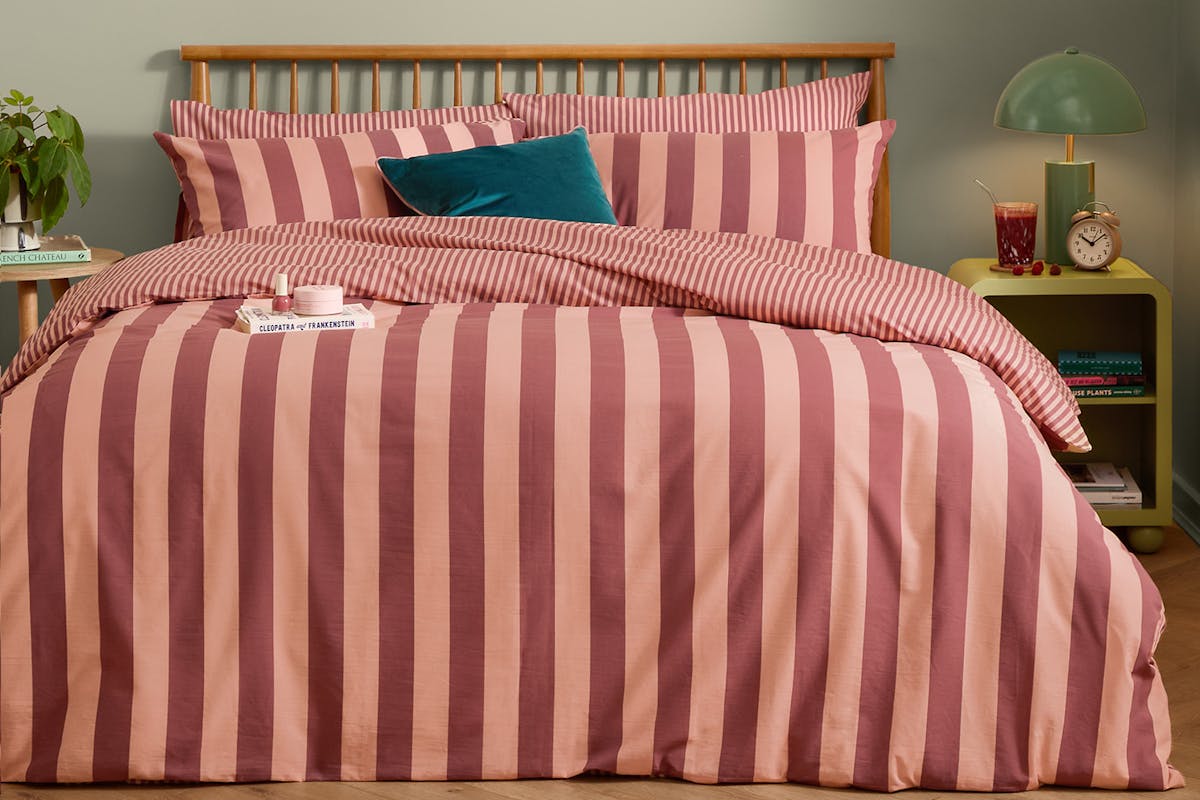 Riva | Ultimate Duvet Cover Set | Pink | Double-2