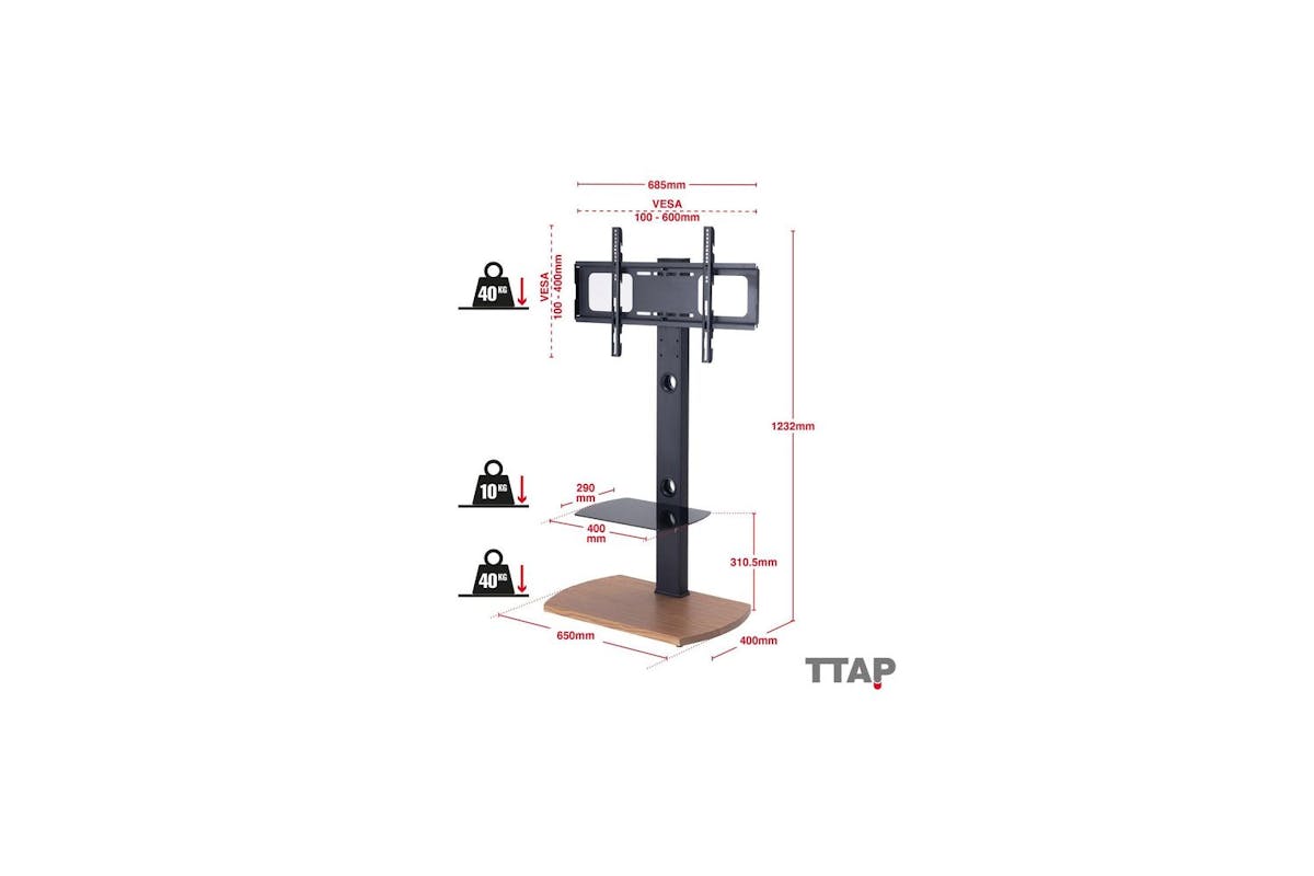 TTAT 600 TV Stand | Oak-7