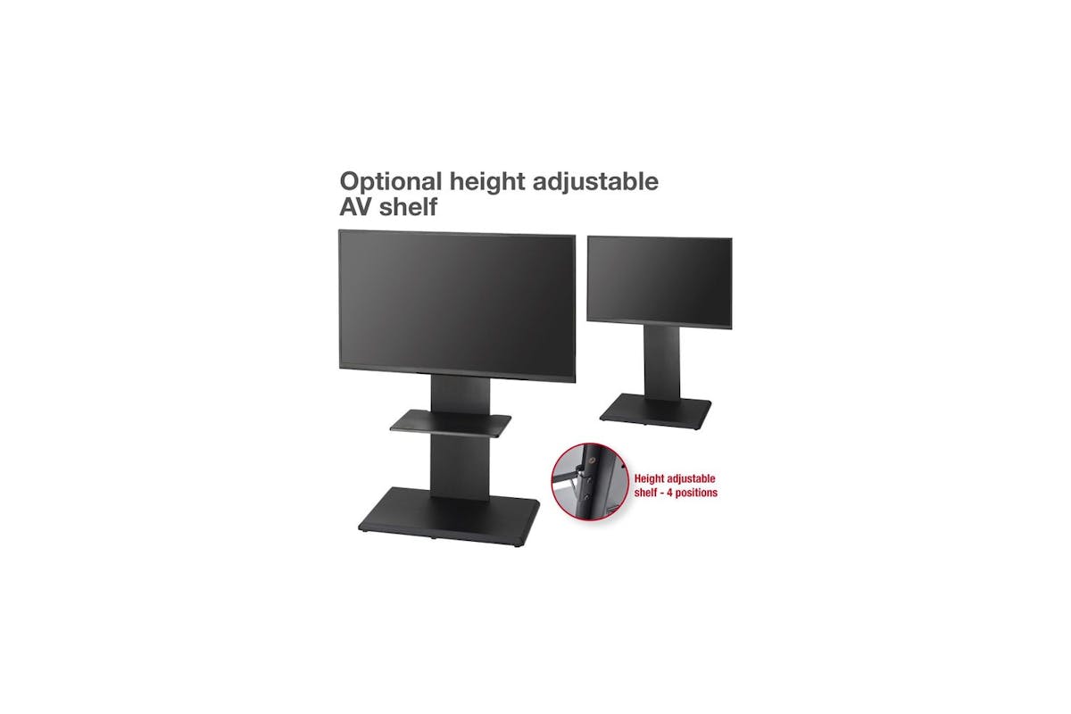 TTAT 600mm Pedestal TV Stand | Black-4