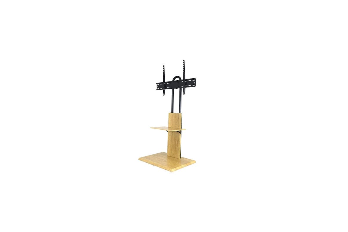 TTAT 600mm Pedestal TV Stand | Oak-2