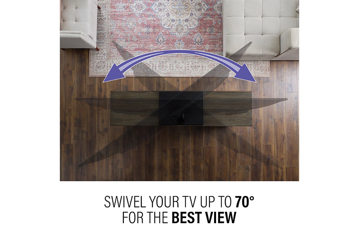 Sanus 40 - 86" TVs Swivel Mount Base | VSTV2-B2-2