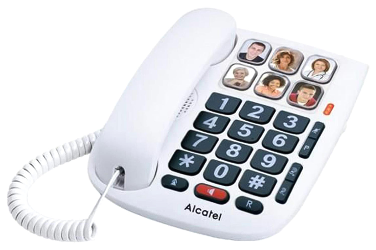 Alcatel TMAX 10 Corded with Big Button Keypad Phone | White