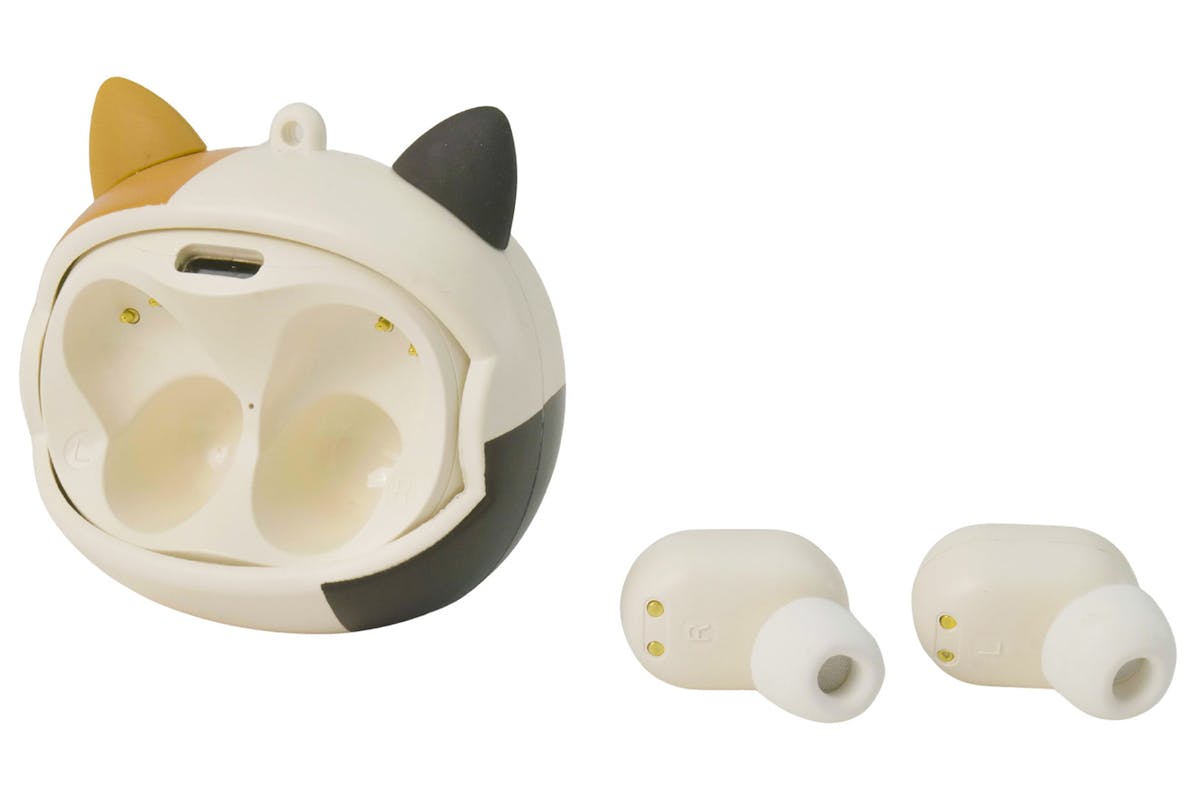 Squishmallows Cam Face Spinning TWS In-Ear Earphones | White-2