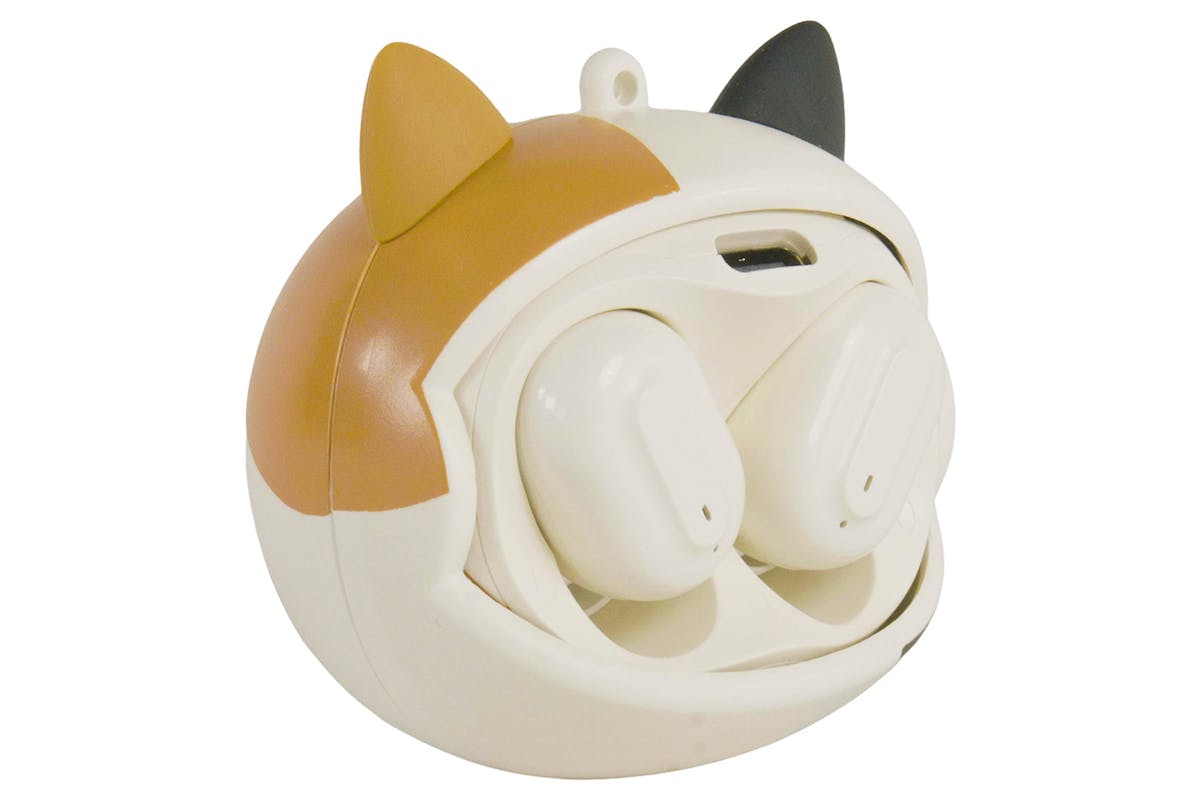 Squishmallows Cam Face Spinning TWS In-Ear Earphones | White-3