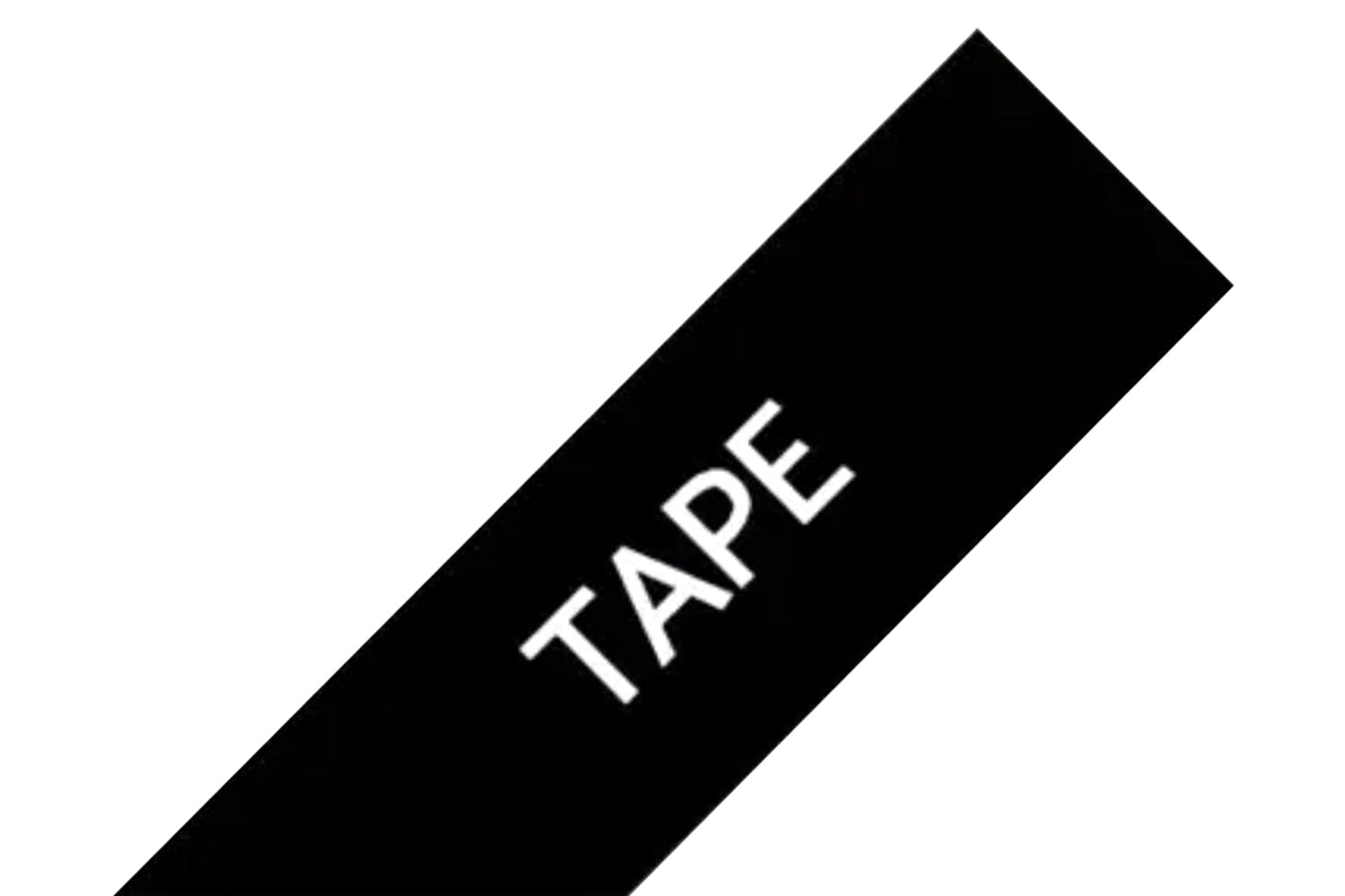 Brother TZE-241 12mm White on Black Label tape for P-Touch-6