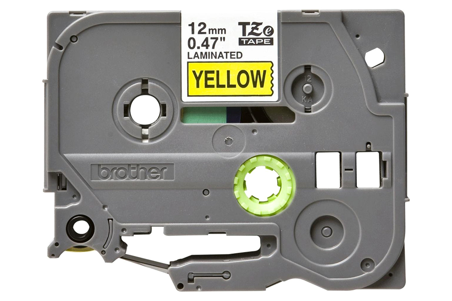 Brother TZe-631 12mm Labelling Tape Cassette | Black on Yellow-2