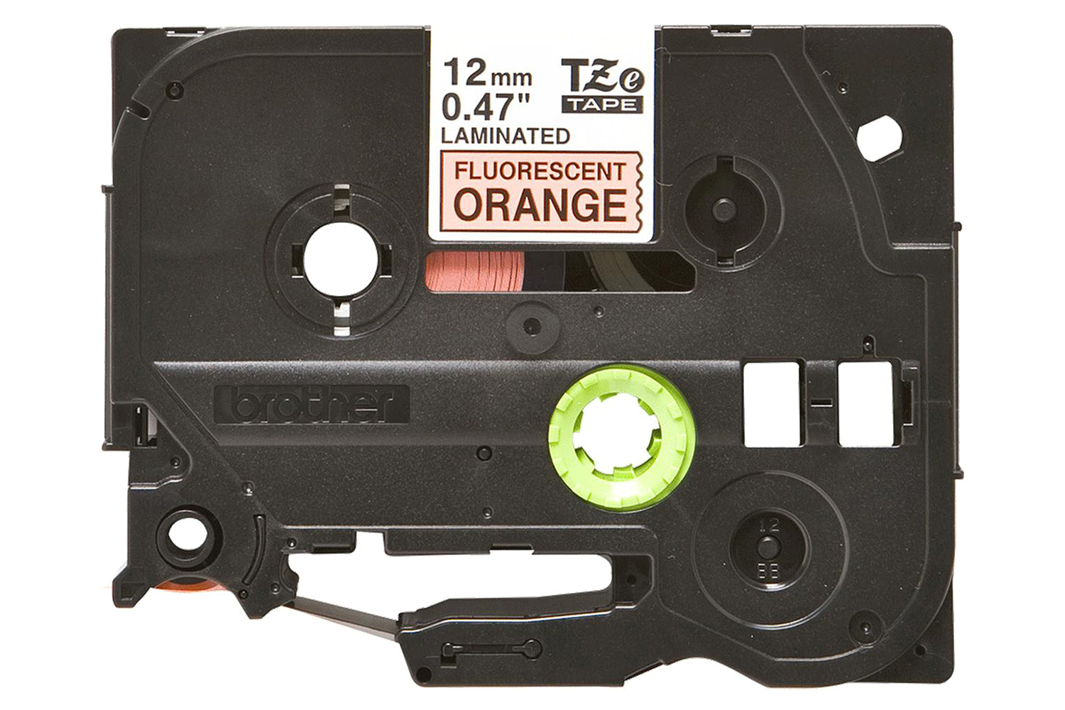Brother TZe-B3 12mm Labelling Tape Cassette | Black on Orange-2