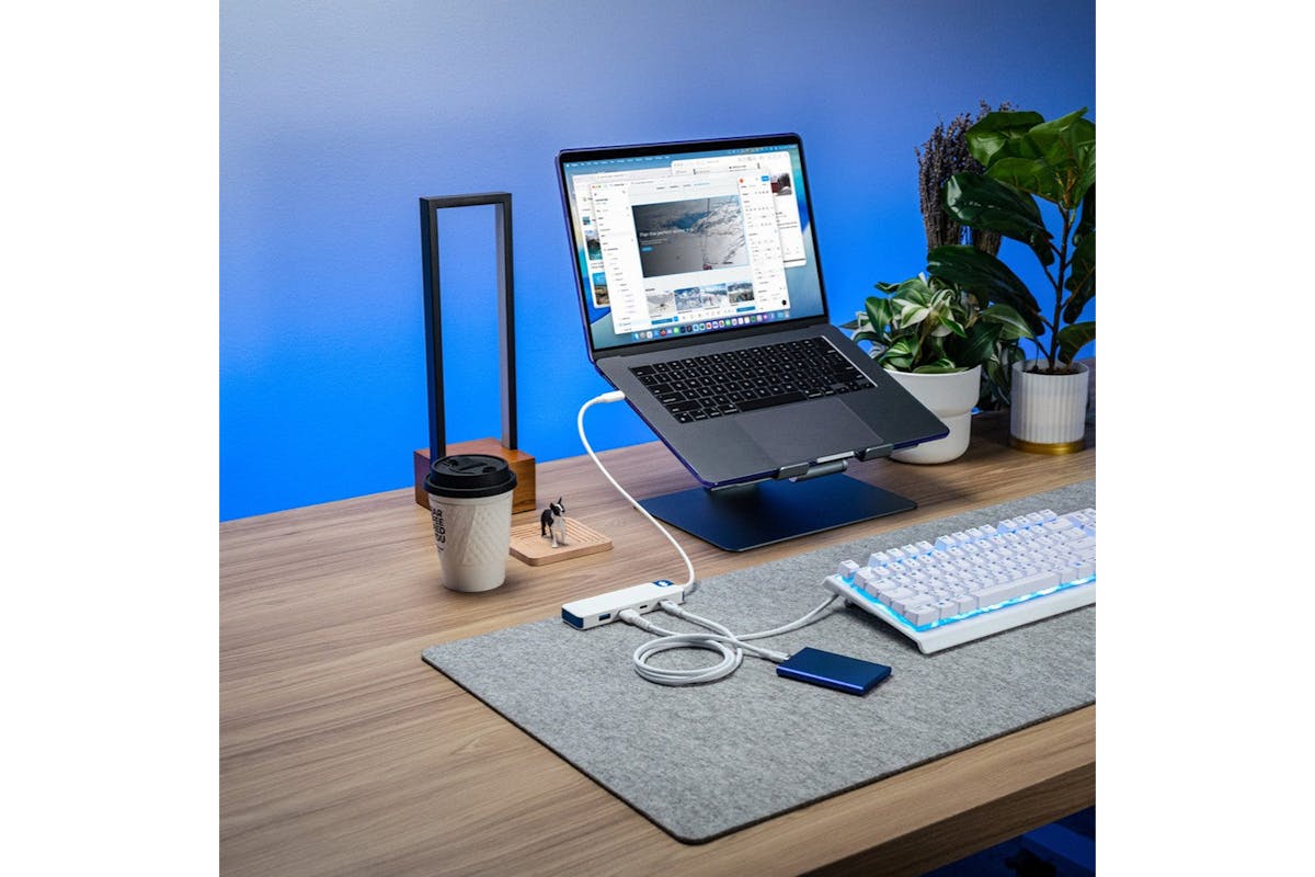 Targus HyperDrive Flex 4 Port USB-C Dock | White-2