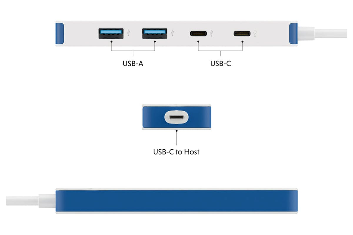 Targus HyperDrive Flex 4 Port USB-C Dock | White-7