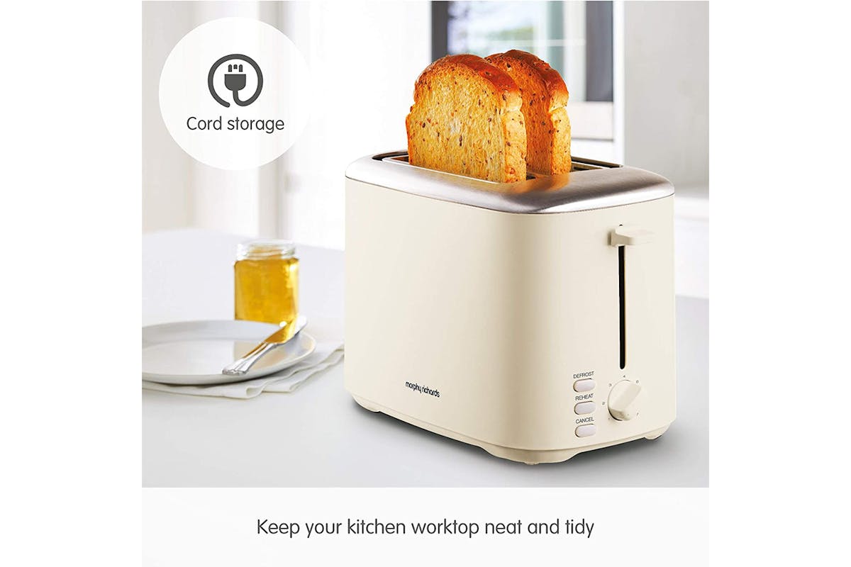 Morphy Richards Equip 2 Slice Toaster | 222065 | Cream-6