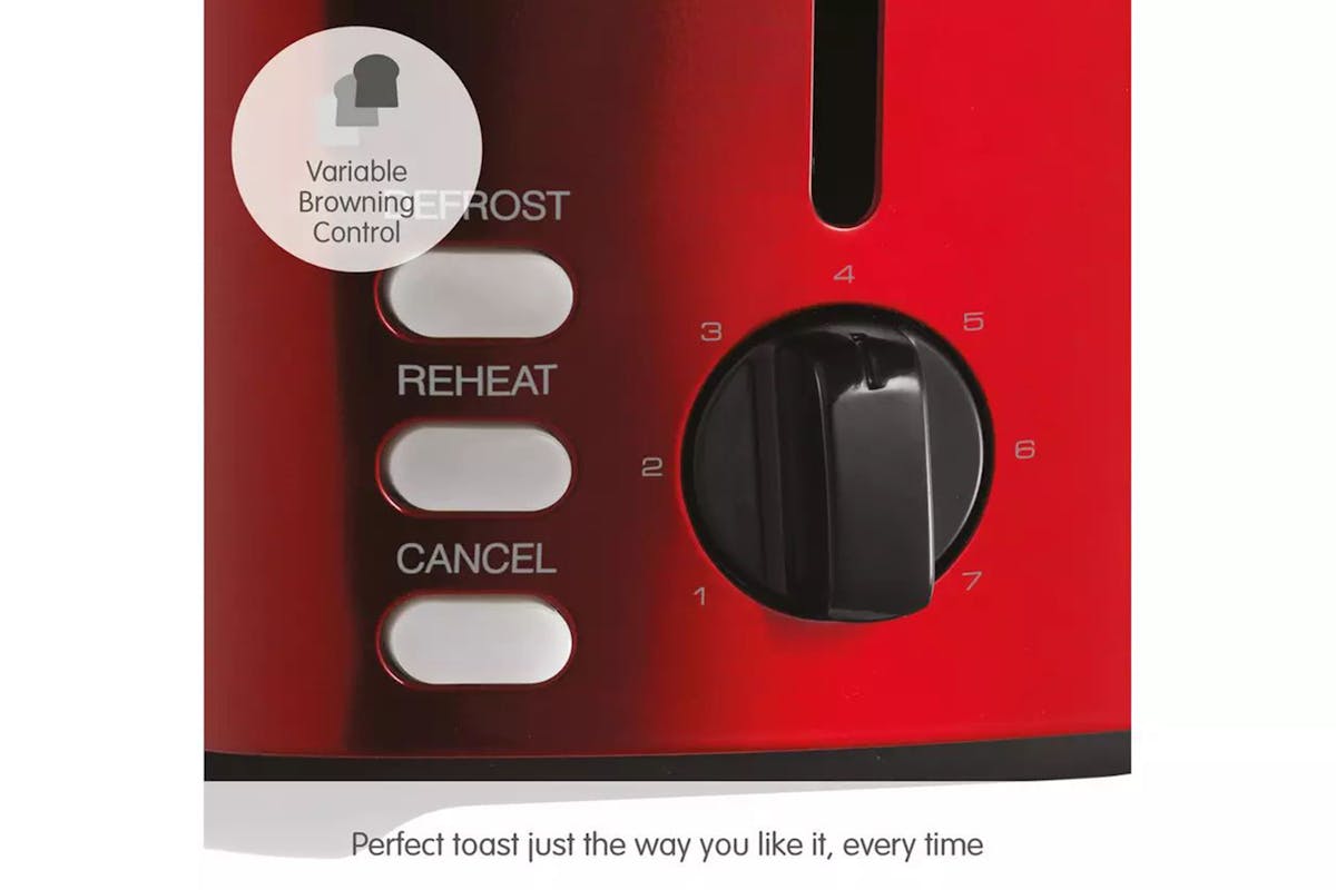 Morphy Richards Equip 2 Slice Toaster | 222066 | Red-3