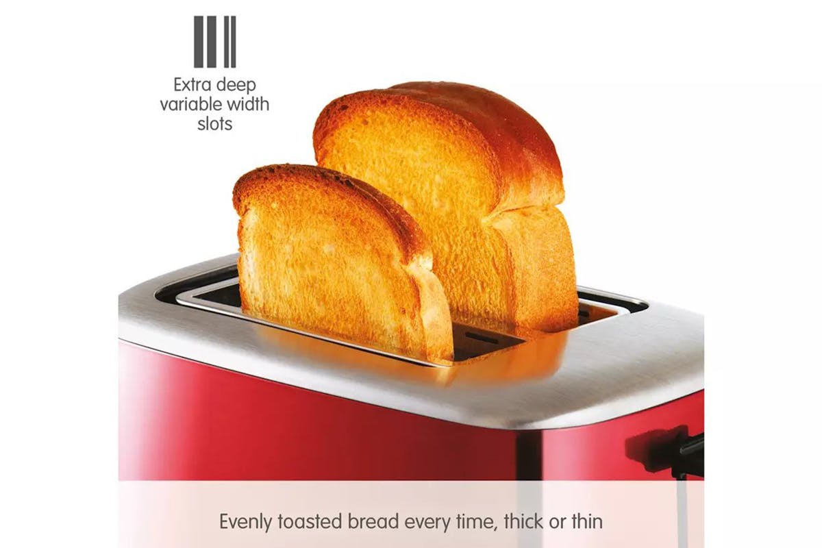Morphy Richards Equip 2 Slice Toaster | 222066 | Red-5