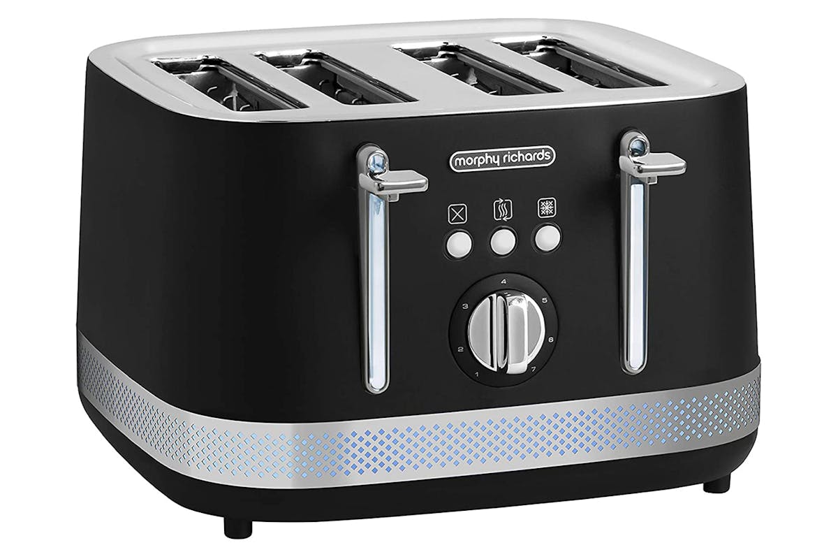 Morphy Richards Illumination 4 Slice Toaster | 248020 | Black