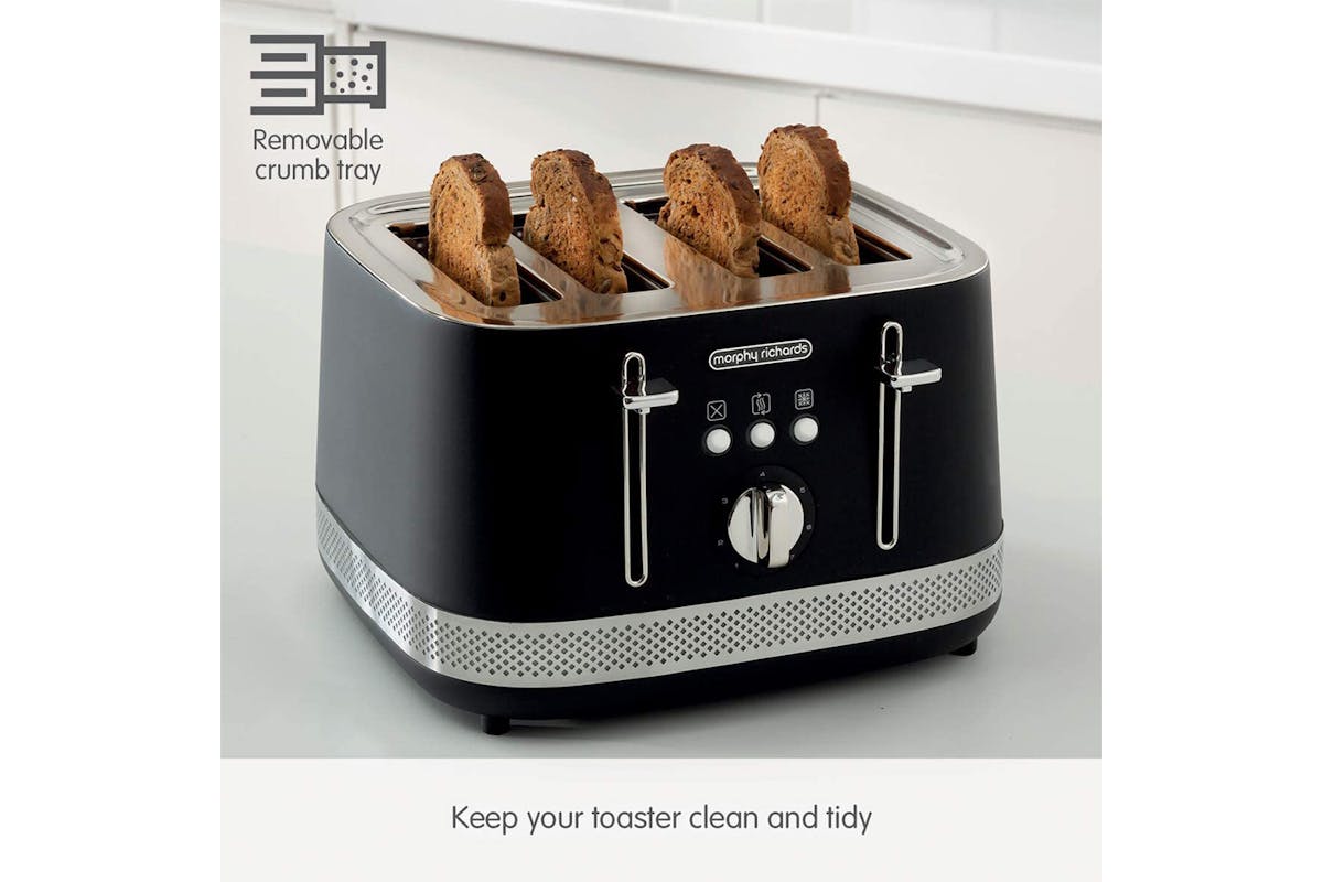 Morphy Richards Illumination 4 Slice Toaster | 248020 | Black-7