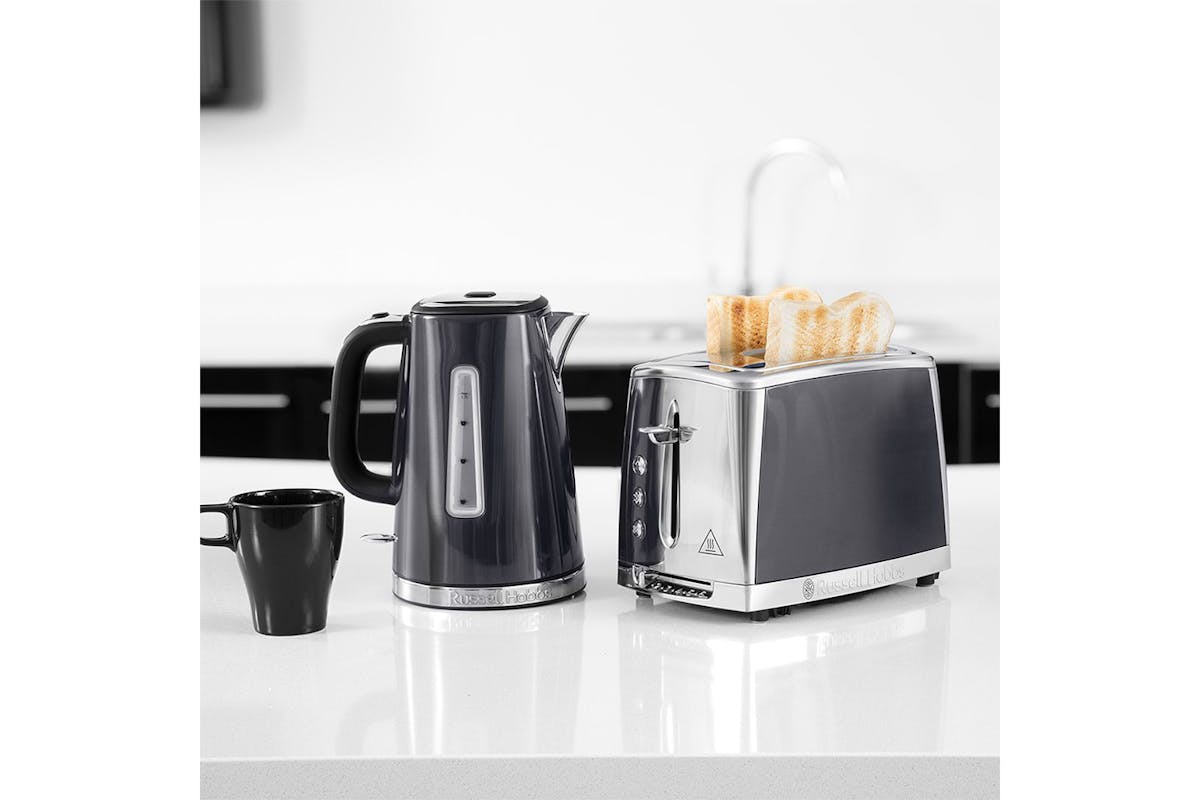 Russell Hobbs Luna 2 Slice Toaster | 23221 | Moonlight Grey-2
