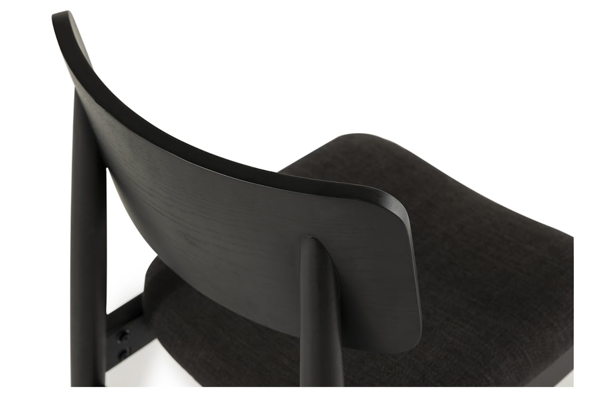Transformer Round Chair | Onyx/Smoked Hickory | Set of 2-4