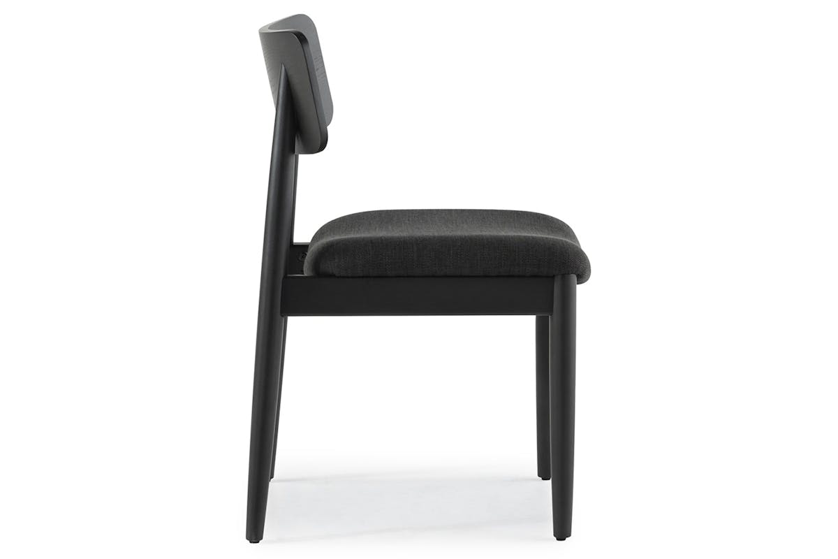 Transformer Round Chair | Onyx/Smoked Hickory | Set of 2-5