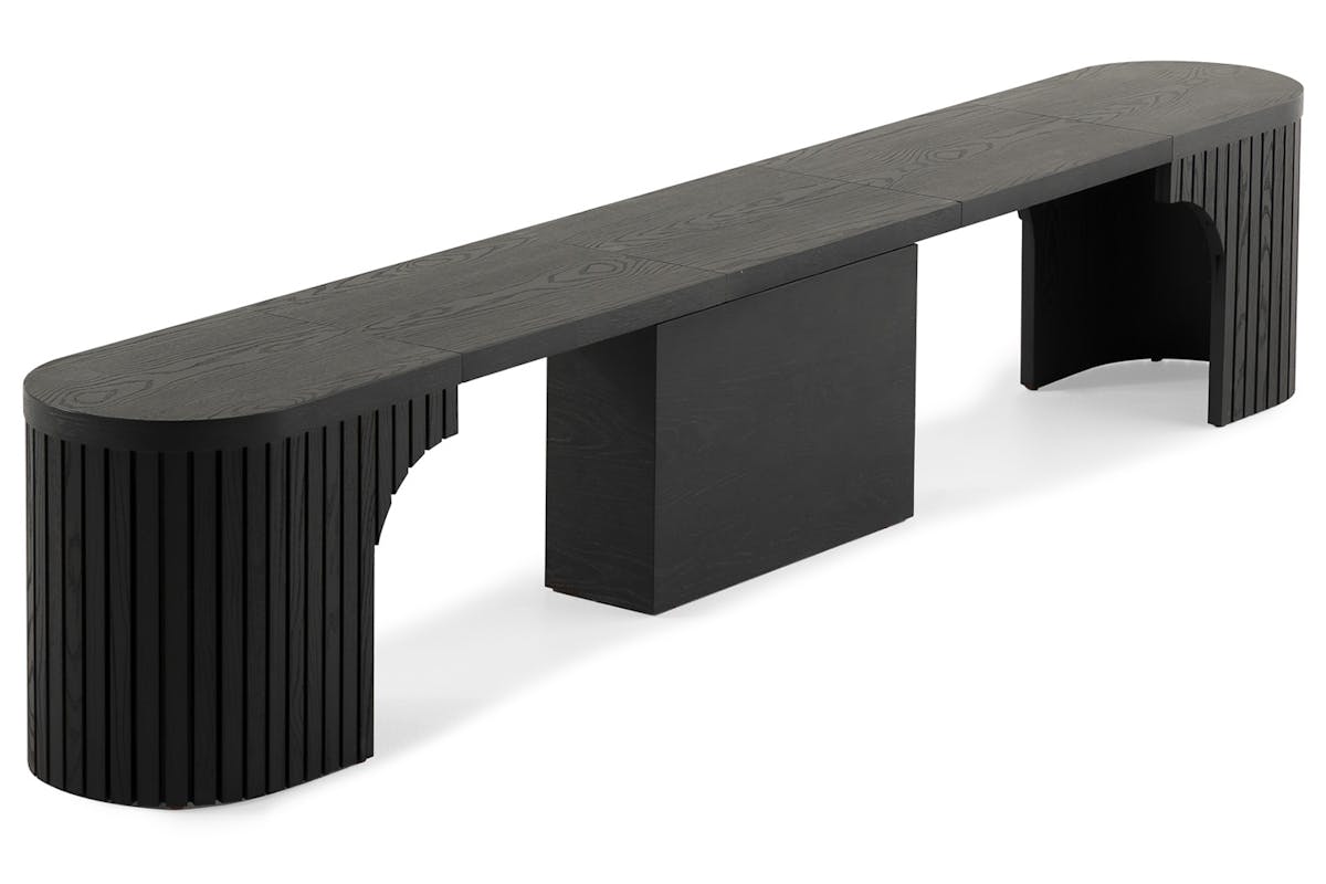 Transformer Round Bench | Smoked Hickory-6