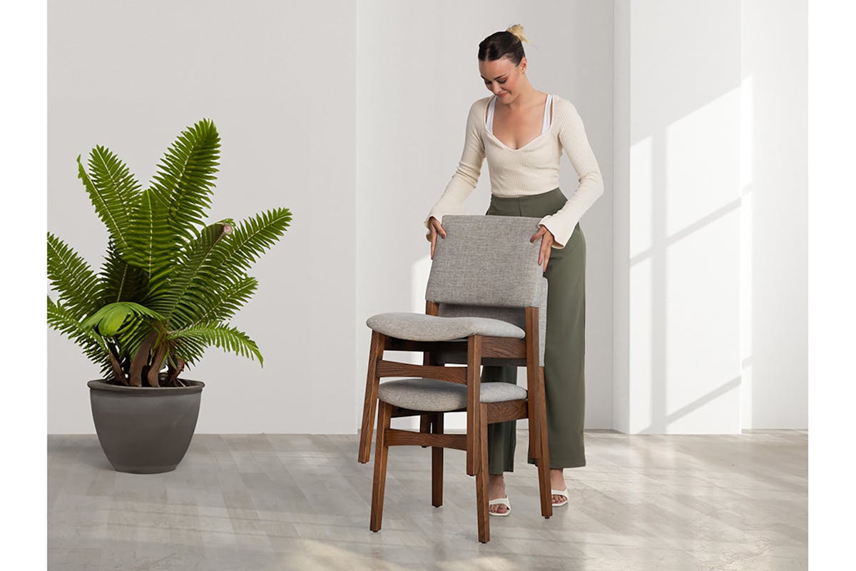 Transformer Chair | Pewter/American Walnut | Set of 2-2