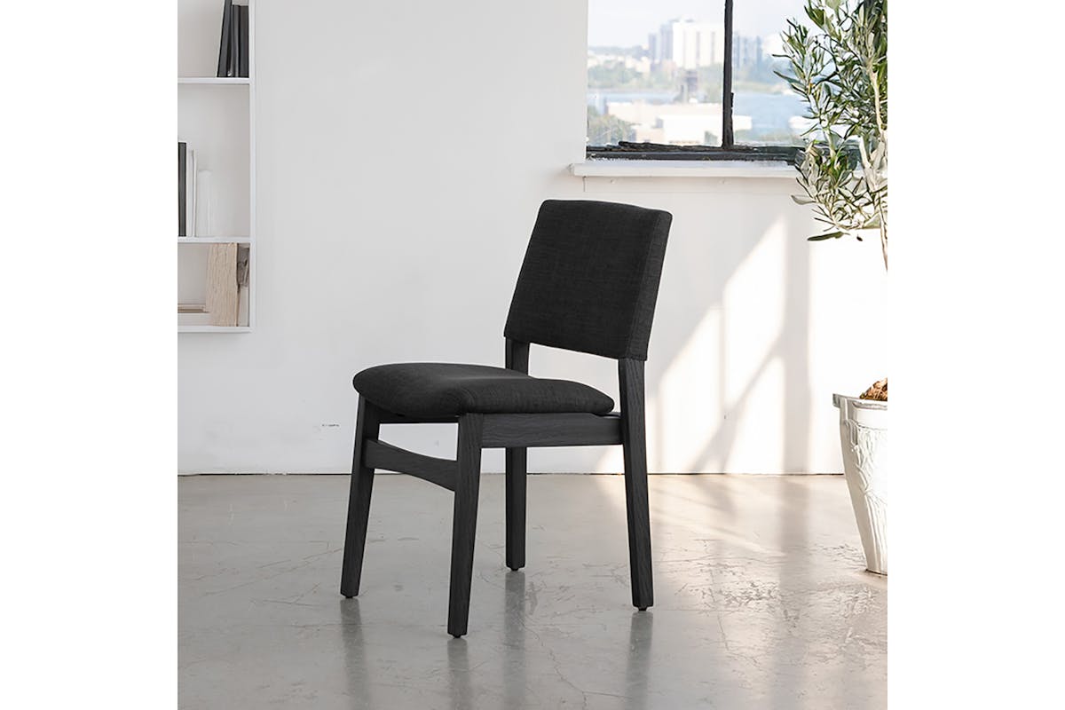 Transformer Chair | Onyx/Smoked Hickory | Set of 2-2
