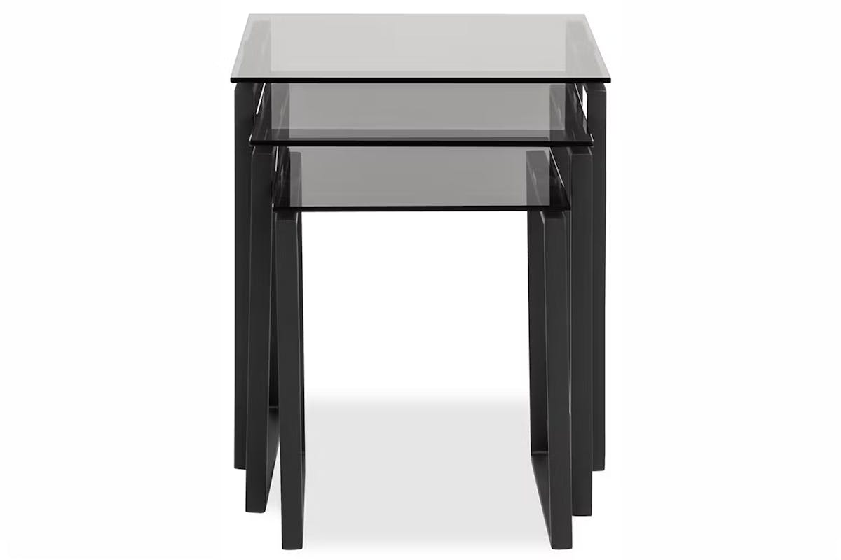 Trey Nest of Tables | Smoked
