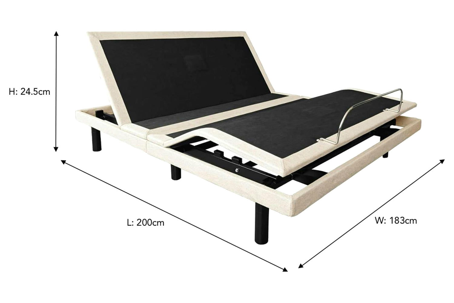 Motion Bed U510 | Super King | 6ft | Beige-3