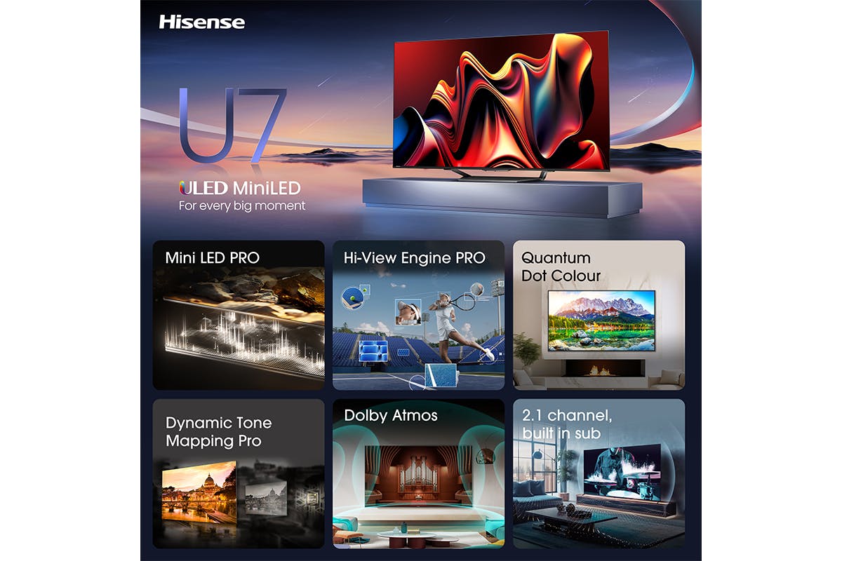 Hisense 55" U7 Mini Led Smart TV | 55U71NQ-3