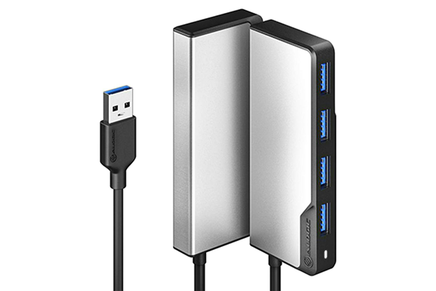 Alogic USB-A Fusion SWIFT 4-in-1 Hub | Space Grey