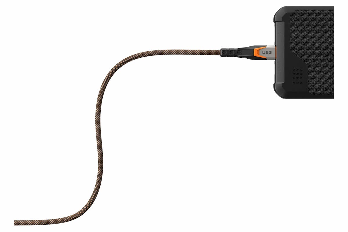 UAG SRGE USB-C Power Cable | Black/Orange-6