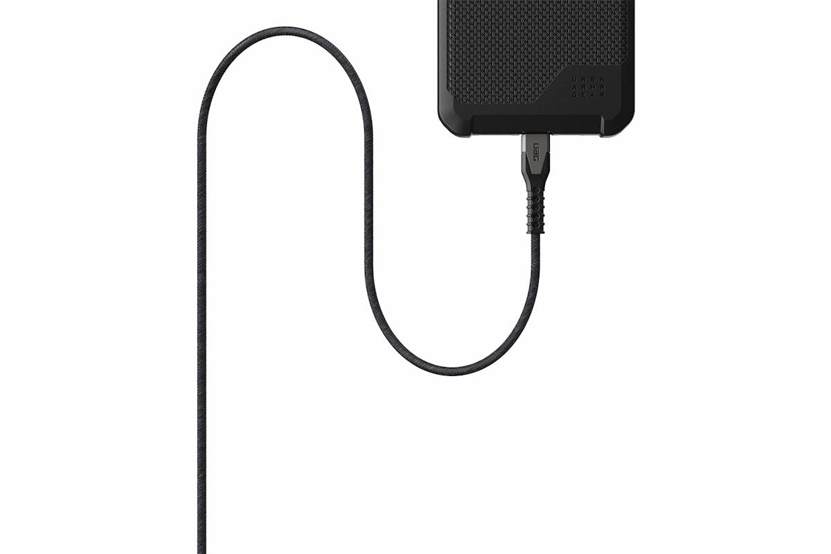 UAG Kevlar Core USB-C to USB-C Power Cable | Black/Grey-11