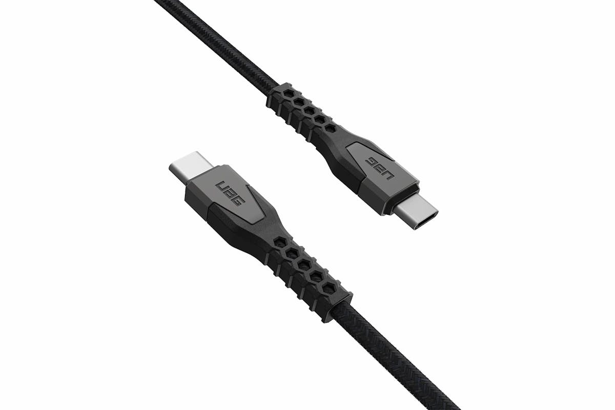 UAG Kevlar Core USB-C to USB-C Power Cable | Black/Grey-16