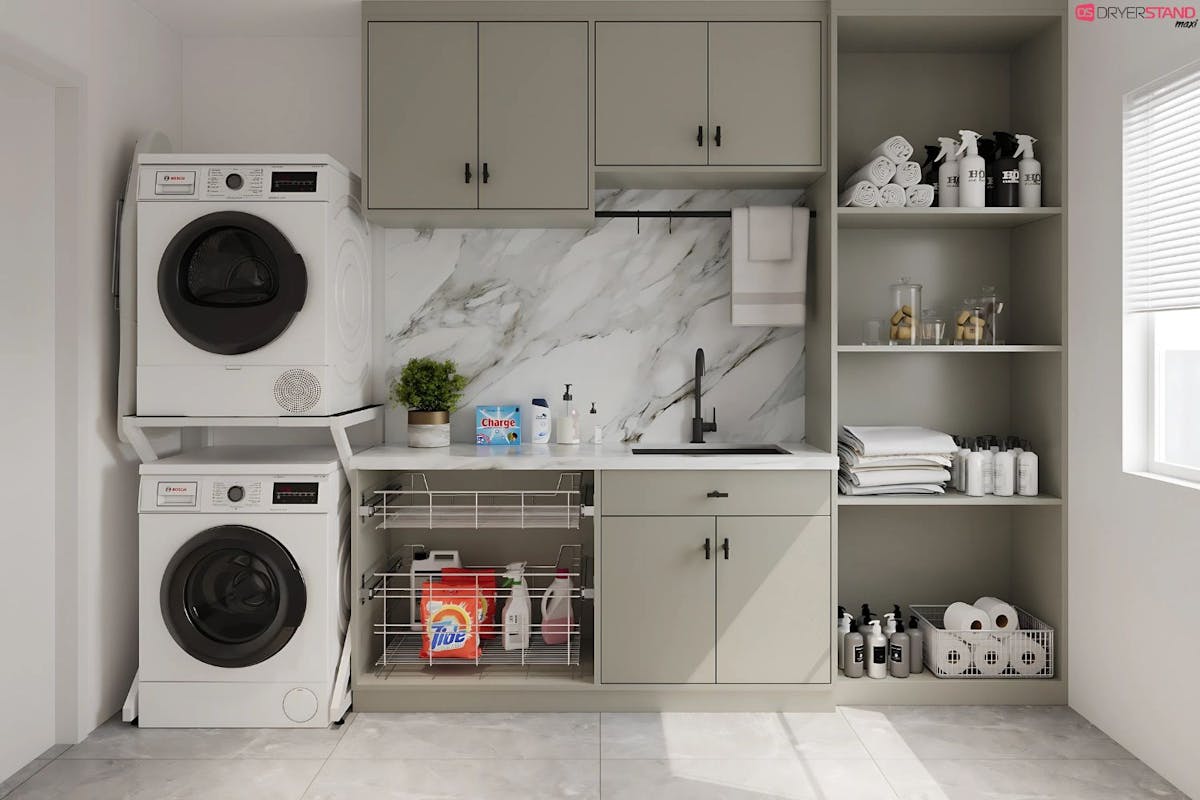 Ds Dryerstands Maxi Tumble Dryer Stacking Kit-2