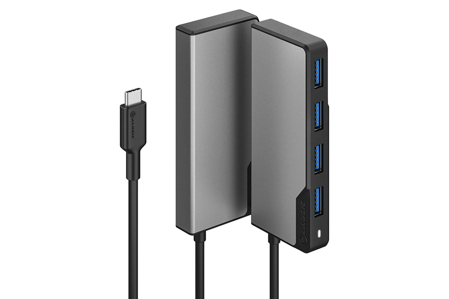 Alogic USB-C Fusion SWIFT 4-in-1 Hub | Space Grey