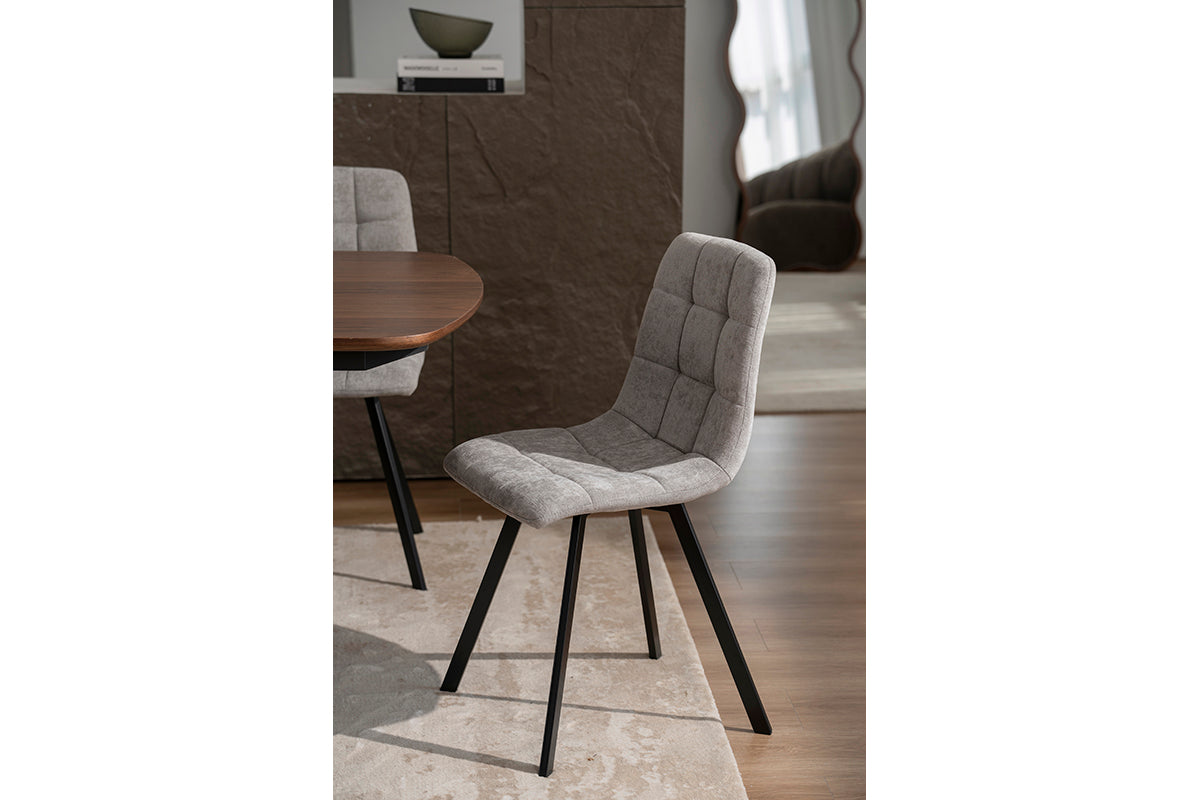 Freddie Dining Chair | Silver-15