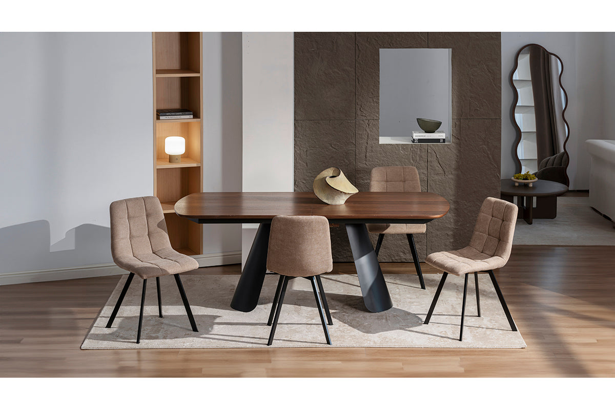 Freddie Dining Chair | Taupe-2