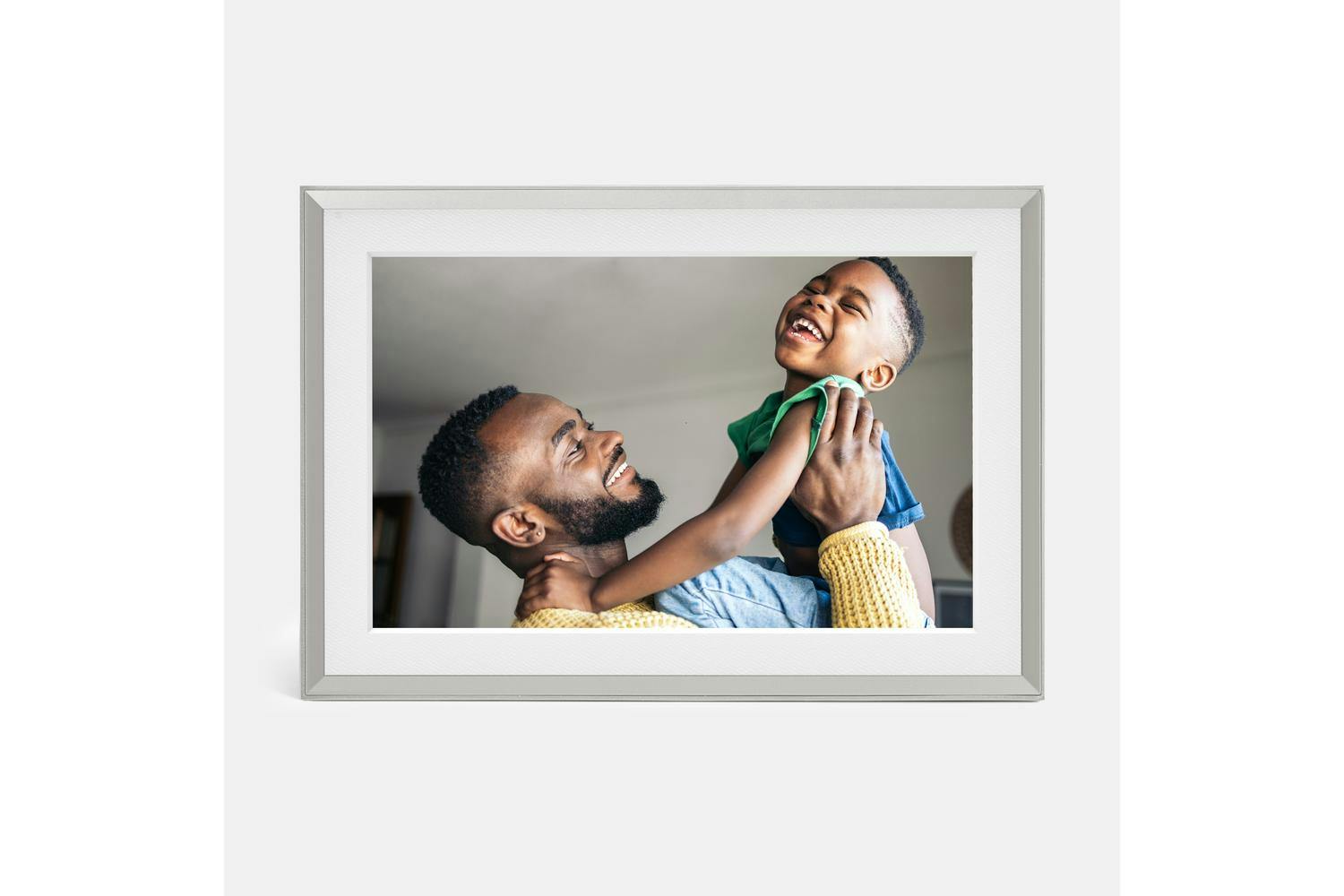 Aura | Uka900-mwht | Wi-fi Connected Carver Mat Clay Digital Photo Frame