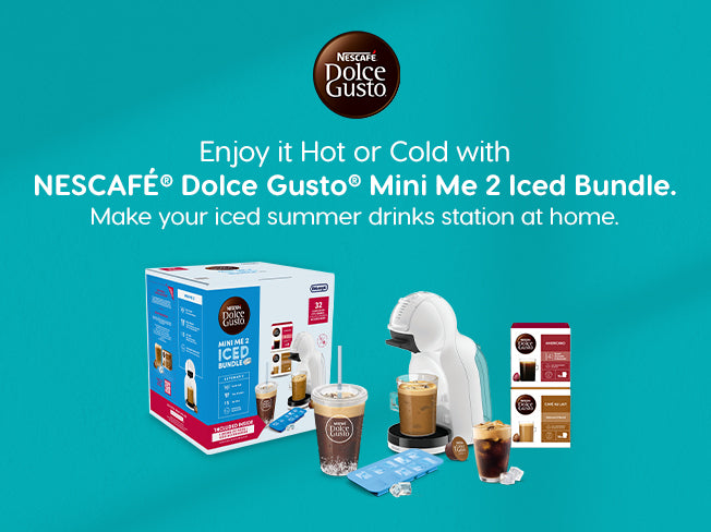 Improve your morning with NESCAFÉ® Dolce Gusto® Mini Me 2 Iced Bundle
