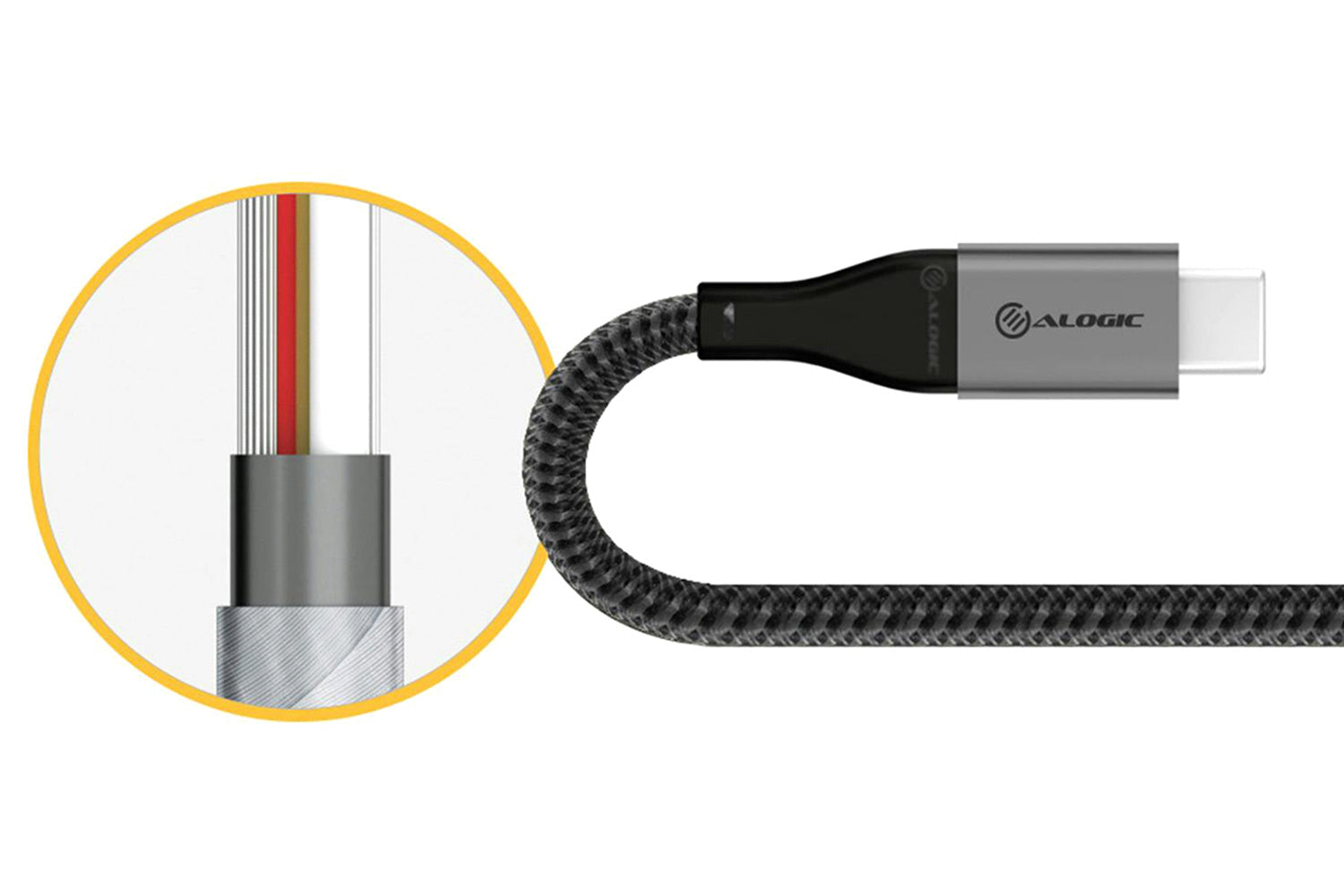 Alogic Super Ultra USB 3.1 USB-C to USB-A Adapter | Space Grey-3