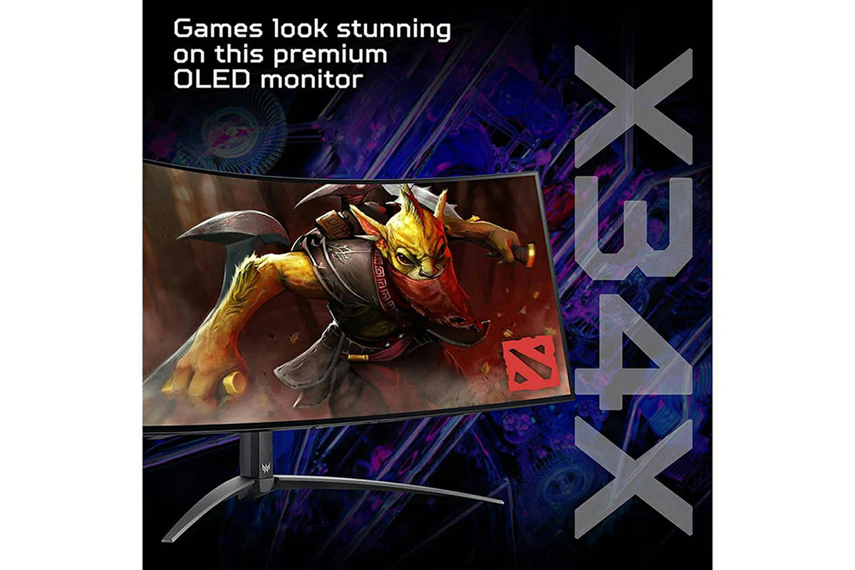 Acer Predator X34 X 34" UWQHD Curved Gaming Monitor | UM.CXXEE.X04-4
